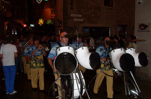 A partir das 3 da mañá unha charanga tamén amenizou as rúas de Rianxo