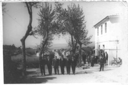 Estrada que vai de Asados a Rianxo, dende a altura do Cruceiro 