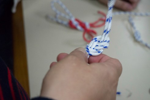 8Día da Biblioteca 2015, Nautico de Rianxo, Obradoiro de nudos mariñeiros24 de octubre de 2015